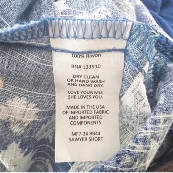 Show Me Your Mumu Sawyer Shorts Brunch of Blooms Floral Size XS MSRP 116$ NEW - Picture 5 of 9